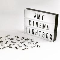 ราคา (พร้อมส่งคะ)กล่องไฟตัวอักษร สำหรับ LED Cinematic Lightbox ขนาด A4 90 ตัวอักษร (19888609768)
