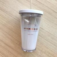 ราคา แก้ว Starbucks สีขาวใสไล่เฉด ตัวหนังสือสีทอง รุ่นฮิตของแท้‼️ ของใหม่‼️ (1778254971)