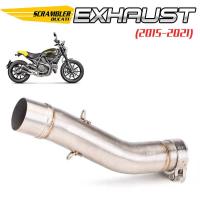 ราคา รถจักรยานยนต์ Ducati Scrambler 800 2015-2021 ท่อไอเสีย Midpipe Monster 797 ท่อไอเสียท่อกลาง (29381342982)