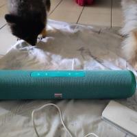 ราคา ลำโพงบลูทูธเสียงเบสดีมาก มีสองสี มือสอง(เหลือสีเขียว) (23525518964)