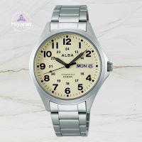 ราคา Seiko Watch ALBA Quartz Titanium Waterproof AQPJ401 Men's Watch New (44852933786)