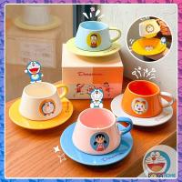 ราคา โดราเอมอน โดเรมอน โนบิตะ ชิซูกะ ถ้วยเซรามิกโดรามี พร้อมจานรองน่ารัก 280มล จีดี0120 (52004620821)