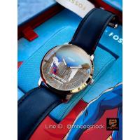 ราคา Fossil Watch Superman Limited Edition Blue Leather Strap (45352404711)