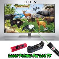 ราคา (Laser Pointer LED TV) เลเซอร์แรงสูง แสงเขียว ใช้ชี้จุดบนจอทีวีนำเสนอ มาพร้อมถ่านชาร์จ+เครื่องชาร์จ (11872239582)