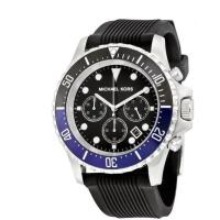 ราคา [ของแท้100%] นาฬิกาข้อมือผู้ชาย Michael kors MK8365 สีแบล๊คแมน ระบบโคโนกราฟ สายเรซิ่น (27524610558)