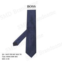 ราคา HUGO BOSS เนคไทผู้ชาย รุ่น NAVY PIN DOT SILK TIE Code: 50401368 464 (19718000539)