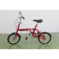 ราคา จักรยานพับได้ญี่ปุ่น - ล้อ 16 นิ้ว - มีเกียร์ - อลูมิเนียม - Bridgestone Sneaker - สีแดง [จักรยานมือสอง] (22212220233)