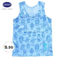 ราคา Enfant เสื้อกล้ามลายหุ่นยนต์สีฟ้าsize90(12-24เดือน) (677338000)