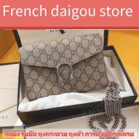 ราคา กุชชี่ GUCCI Dionysus GG Supreme Chain Wallet Shoulder Bag 20cm กระเป๋า สุภาพสตรี/กระเป๋าสะพายไหล่ (21495770902)