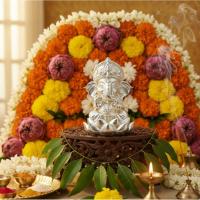 ราคา องค์พระพิฆเนศปางประทานพรขนาดเล็ก(เนื้อทองเหลือง) (51204830797)