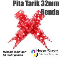 ราคา (10 ชิ้น) 32 มม.ขนาดใหญ่ เชือกรูด ลูกไม้ดึงริบบิ้นของขวัญพัสดุตกแต่งของที่ระลึกดึงริบบิ้นโบว์ลูกไม้ 32 มม (24465340166)