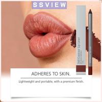 ราคา STILLSAVIEW Velvet Matte Lip Liner, Red Brown Waterproof Lip Pencil, Multi-functional Color-durated Long-Lasting Non-smudgeing Lip Makeup Pencil Lip Makeup Pencil Lip Makeup Pencil Lip Makeup (5060505
