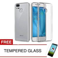ราคา เคสสําหรับ Asus ZenFone 3 Zoom / ZE553KL - ใส + ฟรีกระจกนิรภัย - เคสนิ่มบางเฉียบ (25897131829)