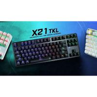 ราคา KEYBOARD (คีย์บอร์ด) NUBWO X-LUTION X21 TKL (BLACK) (OUTEMU BLUE SWITCH) (41456786043)