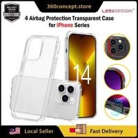 ราคา LEEU DESIGN Anti-Shock Clear Case with 4 Air Bags for iPhone 14 Pro Max 14 Plus 13 Pro Max / iPhone Case (44026410760)