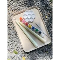 ราคา เซตเพ้นท์เทียน เทียน2เล่ม พร้อมสีและพู่กัน (47451992620)