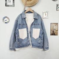 ราคา เสื้อยีนส์บุขนกันหนาวมือสอง ผ้ายีนส์ สียีนส์อ่อน บุขนนุ่มๆ น่ารักๆ (24433819572)