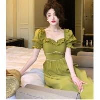 ราคา เดรสยาวนำเข้าสไตล์เกาหลี นำเข้าสไตล์เกาหลีS-XL（พร้อมส่ง) (25920853159)