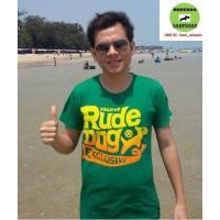 ราคา rudedog เสื้อคอกลม ชาย รุ่น bubble สีเขียว (255650539)