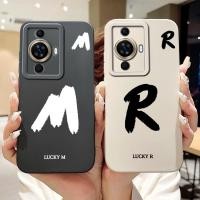 ราคา สําหรับ Huawei Nova 11 / Nova 11 Pro Lucky จดหมายเริ่มต้นเคสโทรศัพท์ Nova11 11Pro เลนส์ป้องกันเคสซิลิโคนอ่อนนุ่ม (25246863919)