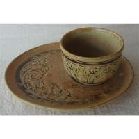 ราคา ถ้วยชา,พร้อมจานรอง,ทรงรี,สีวุฒิชัย,แก้วชา,ถ้วยเซรามิก,ถ้วยน้ำชา,โอทอปลำปาง,otop,lampang (21568949902)