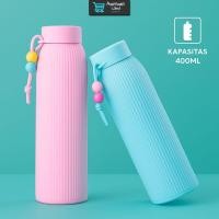 ราคา ขวดน้ําดื่มแก้วสีพาสเทล มาการอง 400มล ขวดแก้วแก้วสีพาสเทล / ขวดดื่มความงาม (50102642737)