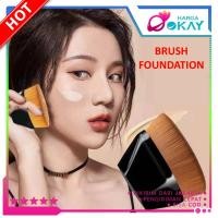 ราคา HO Powder Brush Foundation Brush Cushion Korea Professional Foundation Brush Make Up Brush Loose Powder Brush Short Handle (49903455842)