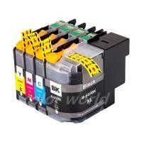 ราคา [สต็อกประเทศไทย]4 Pack LC669XL BK LC665XL Print Ink Cartridge for BrotherMFC-J2320 2720 Color Inkjet (3005936465)