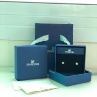 ราคา (แท้) ตุ้มหู swarovski SOLITAIRE PIERCED EARRINGS (used only once) (1761169250)