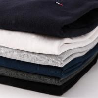 ราคา American ของแท้ tommy hilfiger tommy Daigou ฤดูใบไม้ผลิฤดูใบไม้ร่วงชายเสื้อยืดผ้าฝ้ายแท้แขนยาวเสื้อโปโล Bottoming เสื้อ (45352788774)