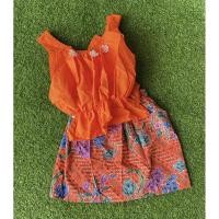 ราคา เสื้อคอกระเช้าโบว์หลัง+ผ้าถุง ชุดไทยเด๋กหญิง ชุดคอกะเช้าโบว์หลัง ราคาโรงงาน (8731923767)