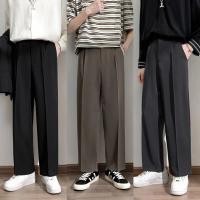 ราคา BeCoolManกางเกงขายาวผู้ชาย-กางเกงเนื้อผ้าแบบสูทสไตล์เกาหลีทรงโอเวอร์ไซส์ใส่ลำลองได้เหมาะสำหรับใส่ทำงานใส่เที่ยวเล่นได้ ผ้าเป็นยางยืด เอวยางยืดใส่สบาย มี 3 สีให้เลือก (23047763126)