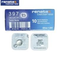 ราคา ถ่านนาฬิกา Renata 397 SR726SW ของแท้ Swiss Made 1.55V ถ่านสวิส ถ่านกระดุม ถ่านใหม่ (1 ก้อน) ED.2027 (13698125761)