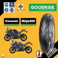 ราคา [ยางใหม่ปี25] KAWASAKI Ninja400HG คาวาซากิ นินจา400 เรเดียลกู๊ดไรด์ บิ๊กไบค์ขอบ17 Motorcycle tire (28721999735)