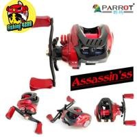 ราคา รอกหยดน้ำ Parrot ( นกแก้ว ) รุ่น Assassin'ss อัสซาซิน รอกเบทหยดน้ำ 3+1 ลูกปืน 7.2.1 รอกตกปลา (13198239976)