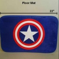 ราคา พรมเช็ดเท้า สี่เหลี่ยม ด้านหลังเป็นยาง ลาย อเวนเจอร์ Avengers กัปตันอเมริกา Captain america & Ironman ไอร่อนแมน (1534792891)
