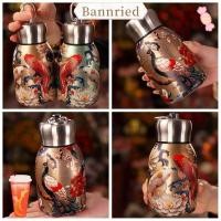 ราคา แบนเนริดจ์ ขวดน้ํา,ถ้วยฉนวนป้องกันการรั่ว300มล,316สแตนเลสแบบพกพาแก้วกาแฟทนทานเดินป่ากลางแจ้ง (44219280808)