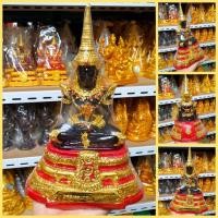 ราคา พระแก้วจักรพรรดิราหู พระแก้วมณีรัตนะสีดำ บูชาเสริมดวงชะตาแก้ปีชงแก้ดวงตก(หน้าตัก5นิ้ว สูง28ซม.)ปลุกเสกแล้ว (8086497637)