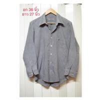 ราคา (มือสอง) เสื้อเชิ้ตแขนยาวสีเทา valentino christy (6835110538)