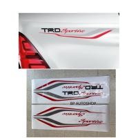 ราคา สติ๊กเกอร์ข้างรถ ลายข้างรถ REVO TRD SPORTIVO ติดข้างท้าย HILUX REVO ปี 2016 (มีให้เลือก 2 สี) ราคาต่อชุด (51751701883)