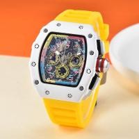 ราคา Hhhg Richard RM Tricolor White Ceramic Mens Multi-Function Three-Eye Chronograph High-End Niche Quartz Watch สไตล์เดียวกัน (57701984915)