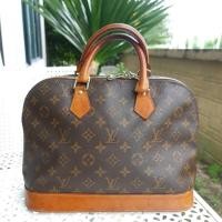 ราคา กระเป๋าหลุยส์ อัลม่า Louis Vuitton Alma monogram PM กระเป๋าถือหลุยส์มือสอง (13920684060)