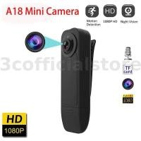ราคา A18 Mini HD กล้อง 1080P ปากกากระเป๋า Body Cop Cam Micro Video Recorder Night Vision Motion Detection ขนาดเล็กความปลอดภัยกล้องวิดีโอ (44417392615)