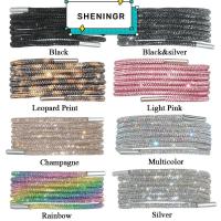 ราคา SHENING5R รองเท้า Lace สายคาดแบบถักดีไซน์ Cross Braided สไตล์แฟชั่นและสดใส (46955630788)