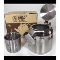 ราคา กาชงชา มีที่กรอง - ตราหัวม้าลายไทย - สเตนเลส ของพวกเขา 304 คุณภาพสูง - ความจุ 1ล (56851551071)