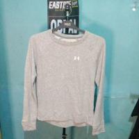 ราคา UNDER ARMOUR เสื้อสเวตเตอร์ครอปพื้นฐานดั้งเดิม 100% LIKE NEW LD110 (25140324055)