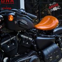 ราคา เบาะHarley Davidson Gel Seat by Riders DNA พระราม7 Sporster Iron 883 (47454846106)
