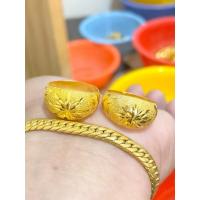 ราคา แหวนทองงานเผาไฟเทียบน้ำหนัก1-2สลึง (43103572655)