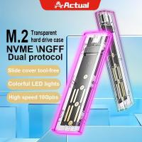 ราคา Actual M.2 NVME SSD Case Enclosure 10Gbps USB 3.2 Gen 2 x 2 PCIE NVME อะแดปเตอร์พัดลมระบายความร้อน (40304644518)