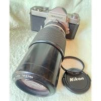 ราคา กล้องฟิล์ม Nikon Nikomat พร้อมเลนส์ Nikon zoom 80-200mm. 1:4.5 มือ2 จากญี่ปุ่น (27919681237)